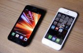 Sleutel verschillen tussen een iPhone en een Android telefoon