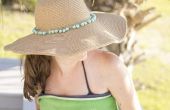 Hoe maak je een Pompom getrimd strand-hoed