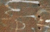 Hoe om Graffiti te verwijderen van beton