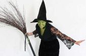 Hoe maak je een eenvoudige No-naai heks kostuum