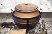 Koken in een keramische Pot