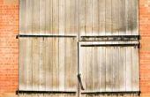 How to Build een grote houten schuur deur