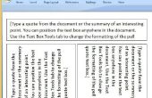 Het wijzigen van de richting van de tekst in Microsoft Word 2007