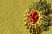 Oude Inca zon maskers