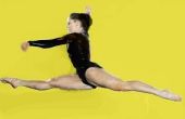 Het uitvoeren van een Split-sprong in gymnastiek