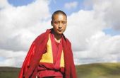 Hoe om te begroeten een Tibetaans boeddhistische monnik