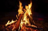 How to Start een brand met vochtige hout
