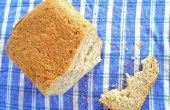 Hoe gelijkmatig sneetje zelfgebakken brood