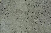 Het gebruik van steenzout wil creatief beton