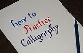 Hoe de praktijk van de kalligrafie