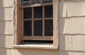 Hoe te repareren van een oude katrol & gewicht venster