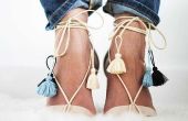 Hoe zet uw enkelbandje sandalen in Lace-Up sandalen