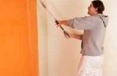 Hoe te schilderen van de Orange-peel getextureerde muur behandelingen