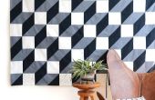 Hoe maak je een moderne geometrische Quilt te hangen op uw muur