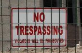 Het statuut van beperkingen op Trespassing