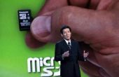 Instructies voor het gebruik van een SanDisk microSD kaart met een Adapter