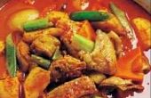 Verschillen van rode & groene Curry