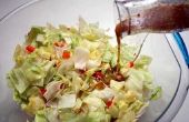 Hoe bewaart u zelfgemaakte salade Dressing