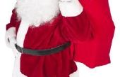 Hoe maak je de rode zak en baard Kerstman
