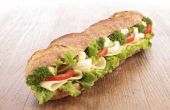 Vegetarische opties voor metro Sandwiches