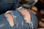 Hoe Rip Jeans