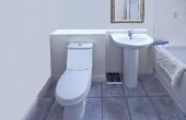 Standaard Rough-In voor het installeren van toiletten