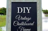 Budget bruiloft DIY: Vintage krijtbord Frames