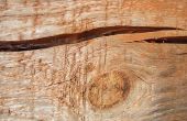 How to Fix een Split met hout stopverf