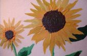 Hoe te schilderen zonnebloemen