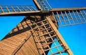 Makkelijk te maken houten windmolens