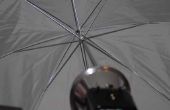Het gebruik van paraplu-lampen tijdens studiofotografie
