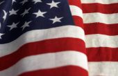 De symbolen van de Amerikaanse vlag voor 1e leerjaar