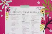 Plan uw bruiloft in stijl met een eenvoudige printbare Checklist