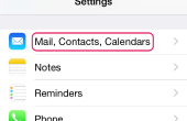 Het wijzigen van een Email-wachtwoord op de iPhone
