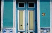 Verschillende kleuren deuren paneel schilderen