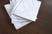 Hoe een brief van papier vouwen