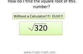 Hoe vindt u de vierkantswortel van een getal
