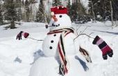 Kleuterschool ambachten & activiteiten voor "Sneeuwmannen at Night"
