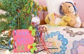 Hoe te te verfraaien uw slaapkamer met klatergoud met Kerstmis