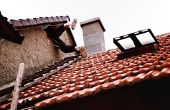 Het gebruik van een veiligheidsharnas op een dak