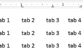 Het instellen van Tabs in een Microsoft Word-Document