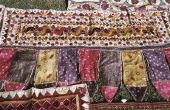 Patronen gemaakt van stropdassen quilt