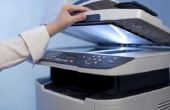 Het gebruik van de scanfunctie op een kopieermachine