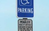 Regels in Indiana voor gehandicapten parkeerplaatsen