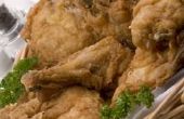 Hoe kan je koken een kip die is opgesteld in meel zonder olie?