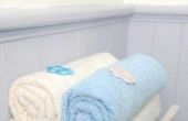 Handdoek decoratie ideeën van de badkamers