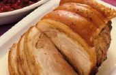 Is koken een varkensvlees gebraden bevroren Help de taaie vezels breken?