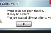 Hoe te repareren van een beschadigd Word-Document