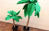 Hoe maak je een palmboom van papier