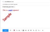 Het wijzigen van de handtekening in Yahoo E-mail